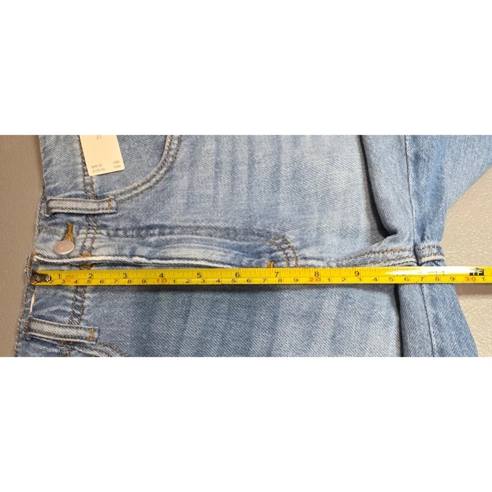 Anthropologie Pilcro Womens 25 The Adi Mid Rise Relaxed Denim‎ Shorts NWT - Picture 9 of 14